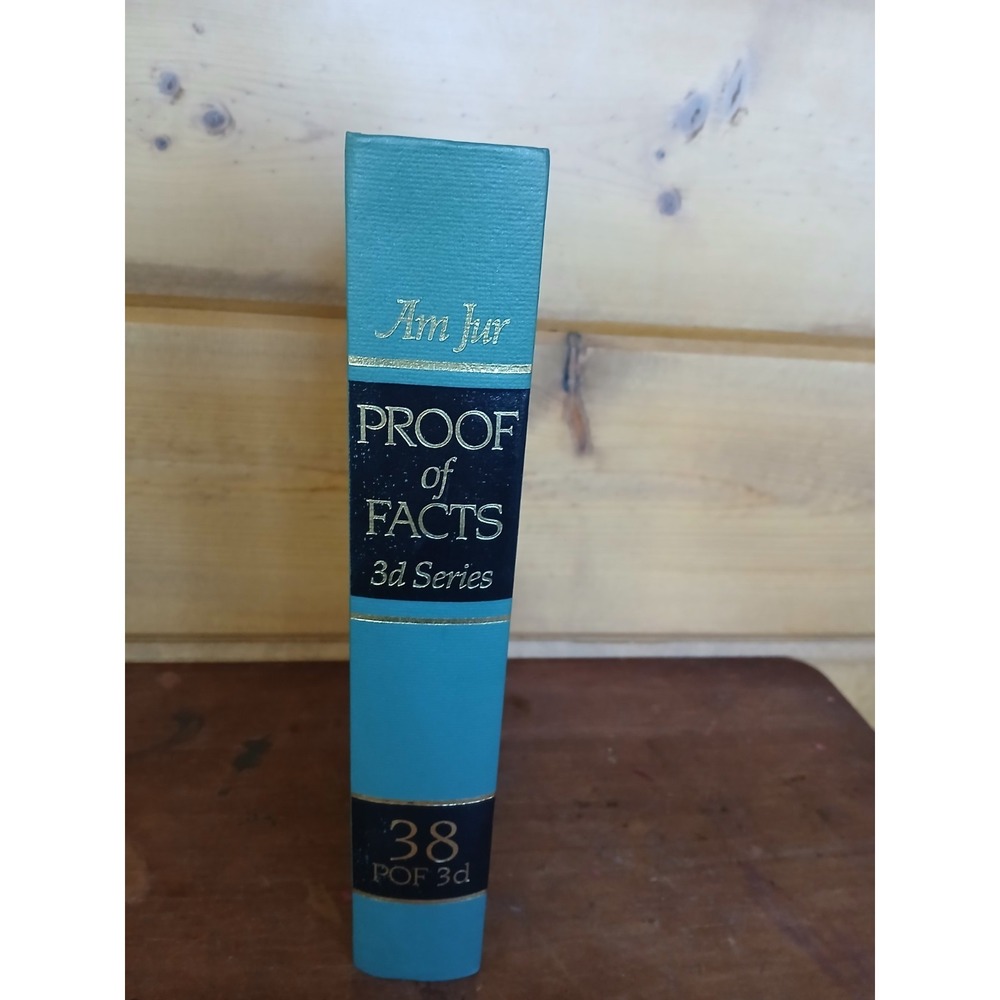 Am Jur Proof of Facts 3d Series 38 POF 3d American Jurisprudence Forensic Scienc - Picture 3 of 5